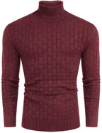 Slim Fit Rollkragen Thermal Pullover
