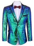 Men's Shiny Sequins Anzug Jacke (US Only)