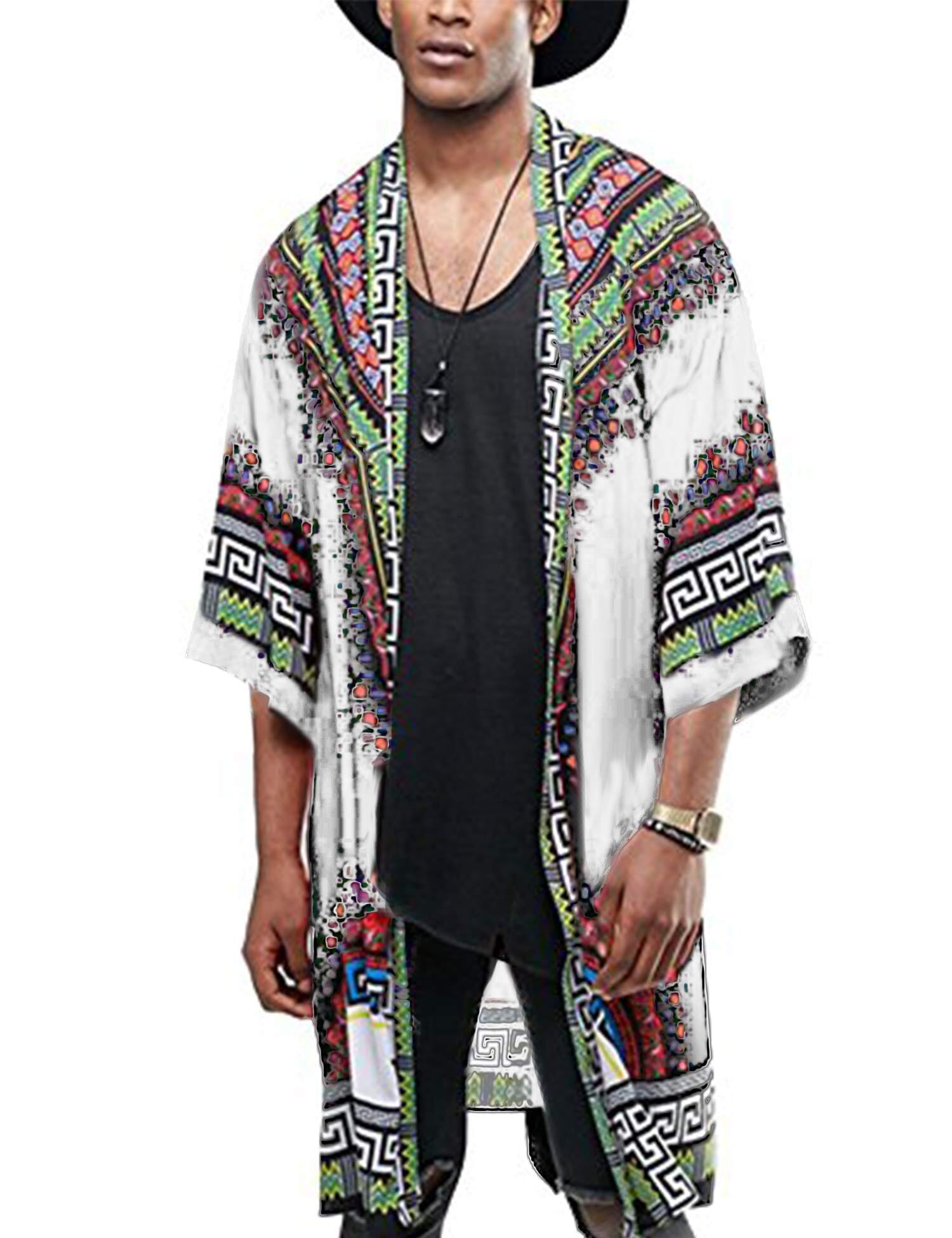 Graphic Ruffle Schalkragen Kragen Lightweight Drape Cape