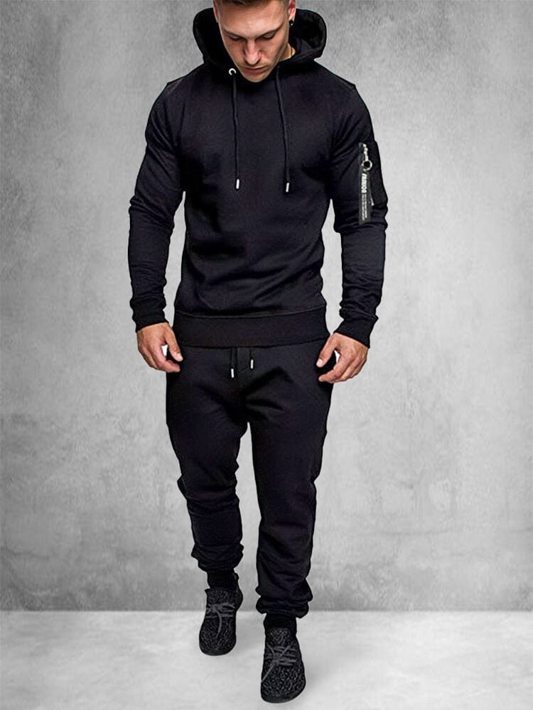 Trendy Zip Up Mit Kapuze Sports Sets