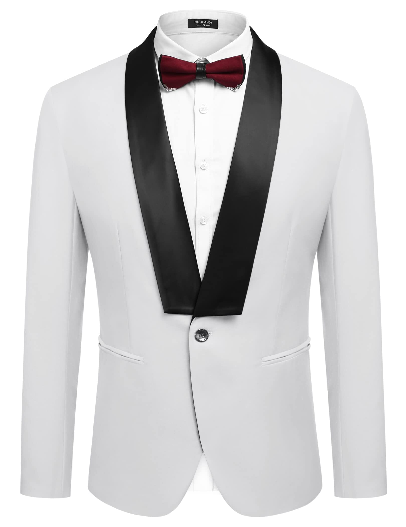 Slim Fit Suits One Knopf Schalkragen Lapel Tuxedo