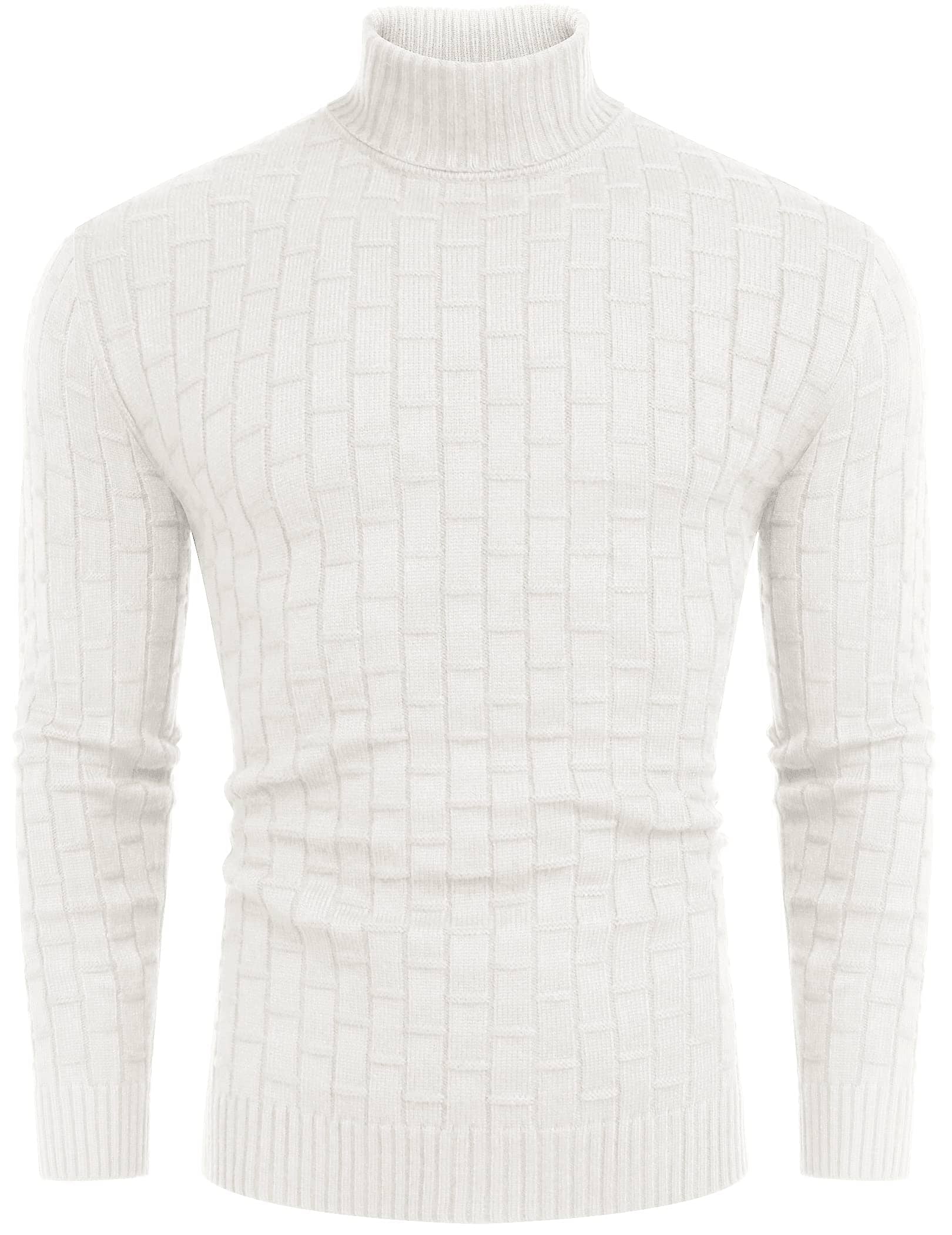 Slim Fit Rollkragen Thermal Pullover