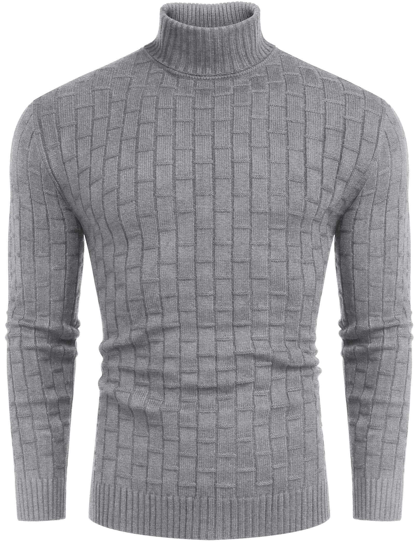 Slim Fit Rollkragen Thermal Pullover