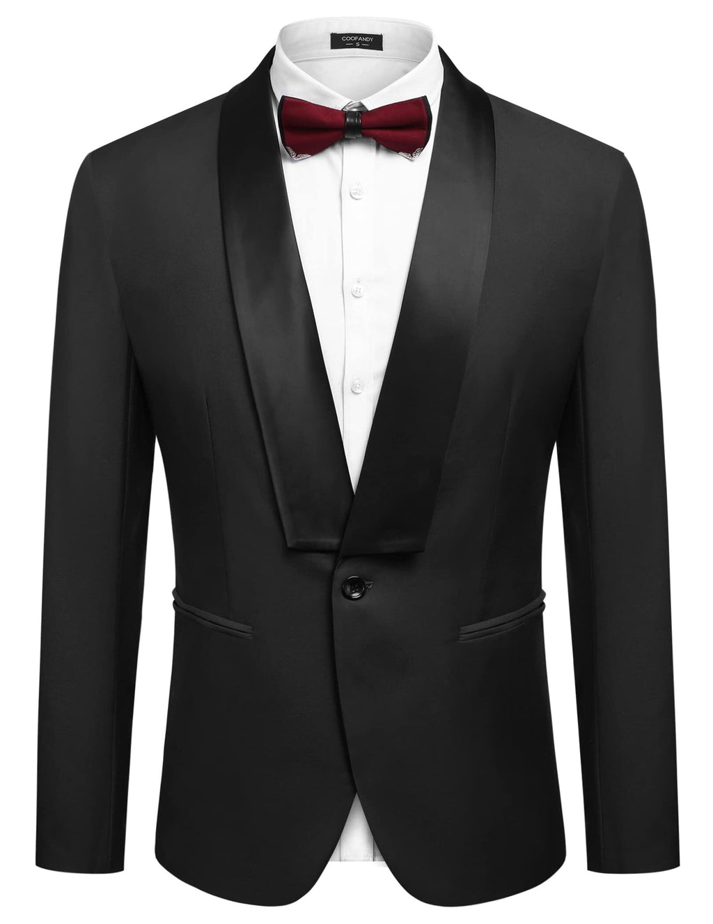 Slim Fit Suits One Knopf Schalkragen Lapel Tuxedo