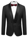 Slim Fit Suits One Knopf Schalkragen Lapel Tuxedo