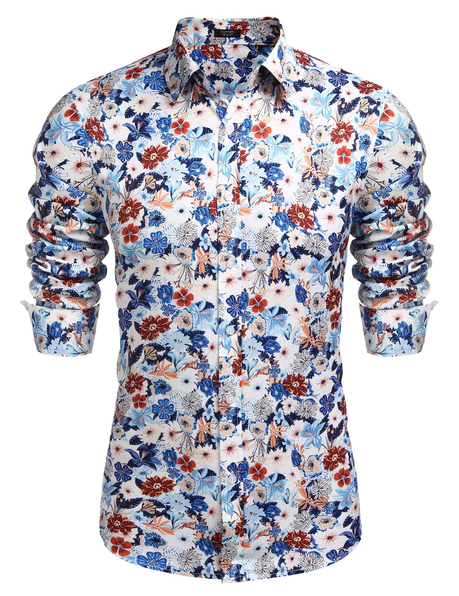 Blumen Hawaii Tropical Knopf Down Strand Hemd