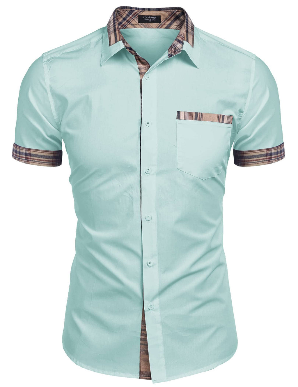 Casual Plaid Kragen Leinen Stil Hemd
