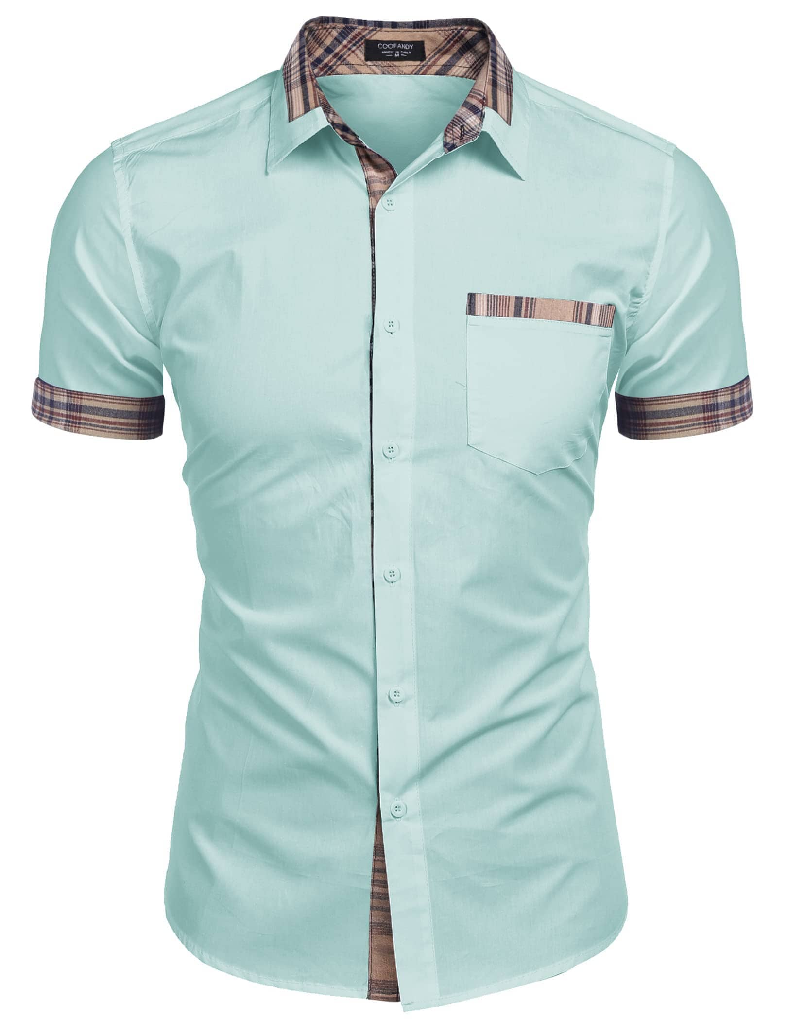 Casual Plaid Kragen Leinen Stil Hemd