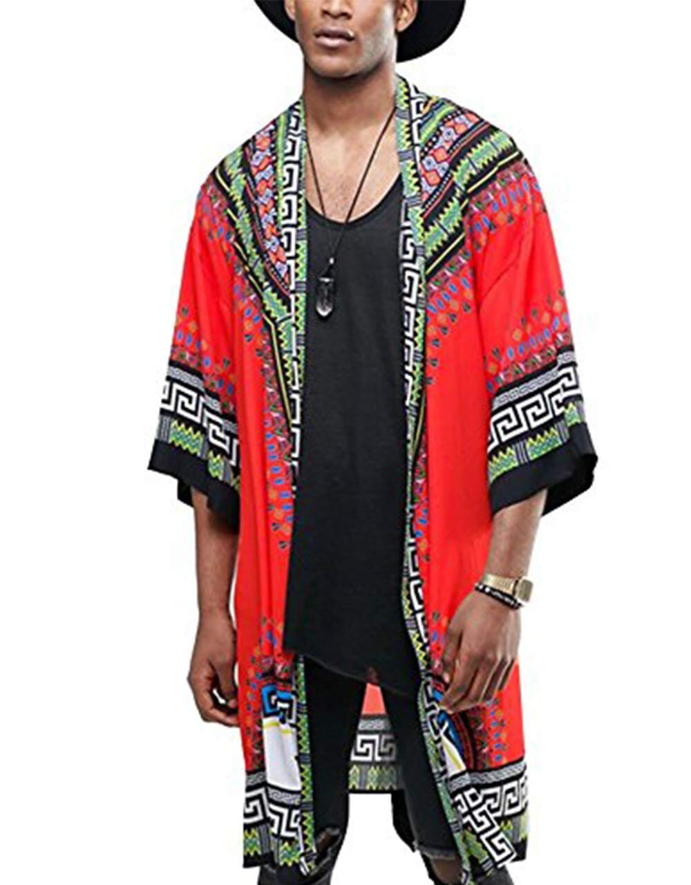 Graphic Ruffle Schalkragen Kragen Lightweight Drape Cape
