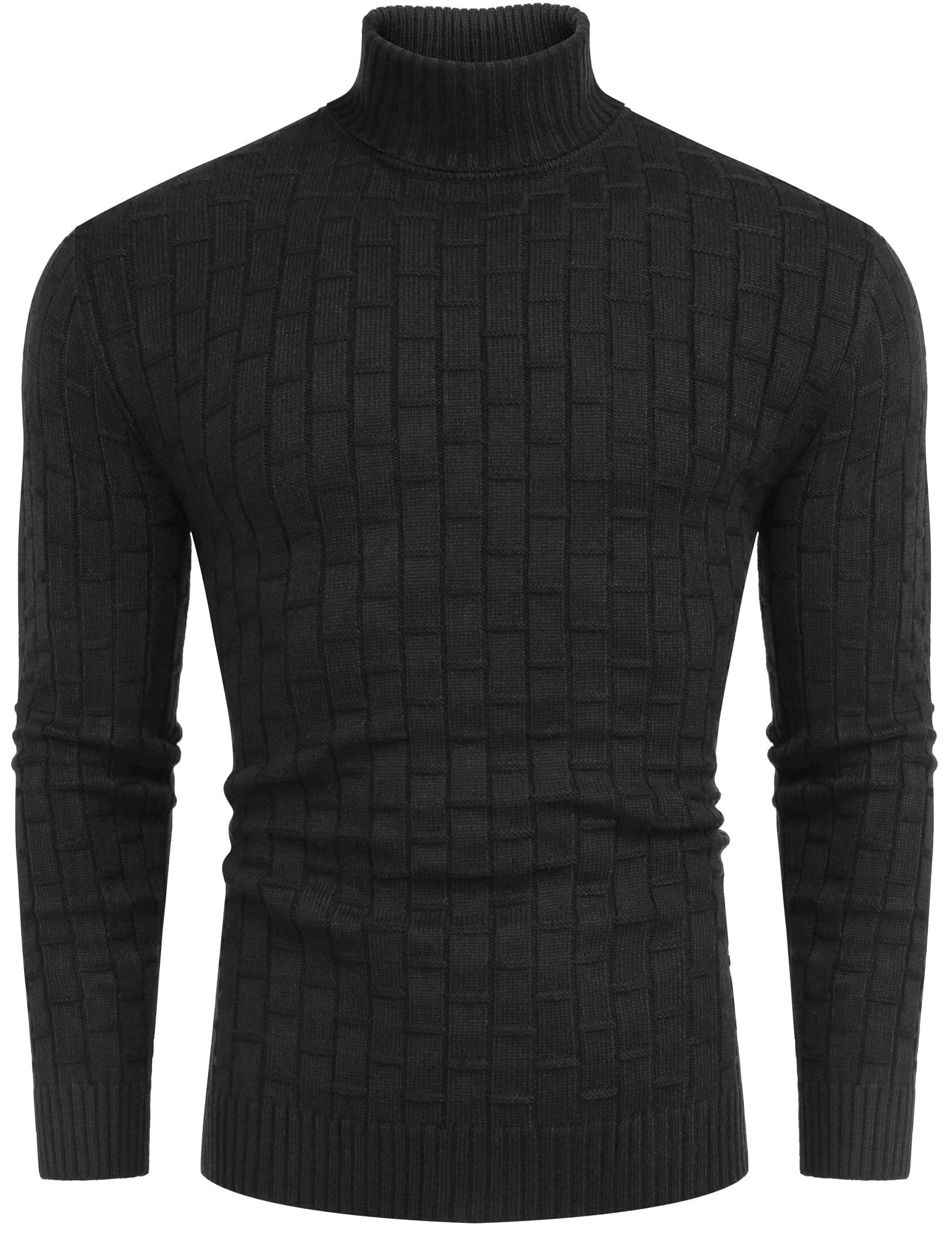 Slim Fit Rollkragen Thermal Pullover