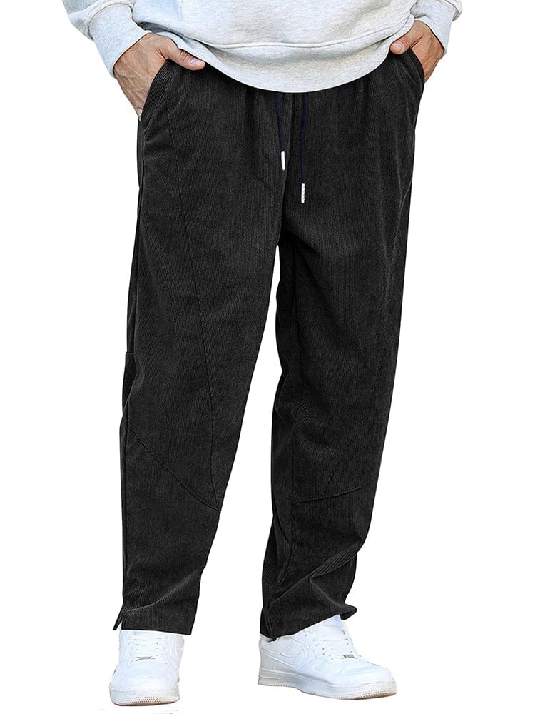 Casual Corduroy Harem Hose