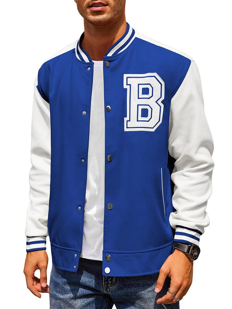 Stylish Letter Baseball Varsity Jacken