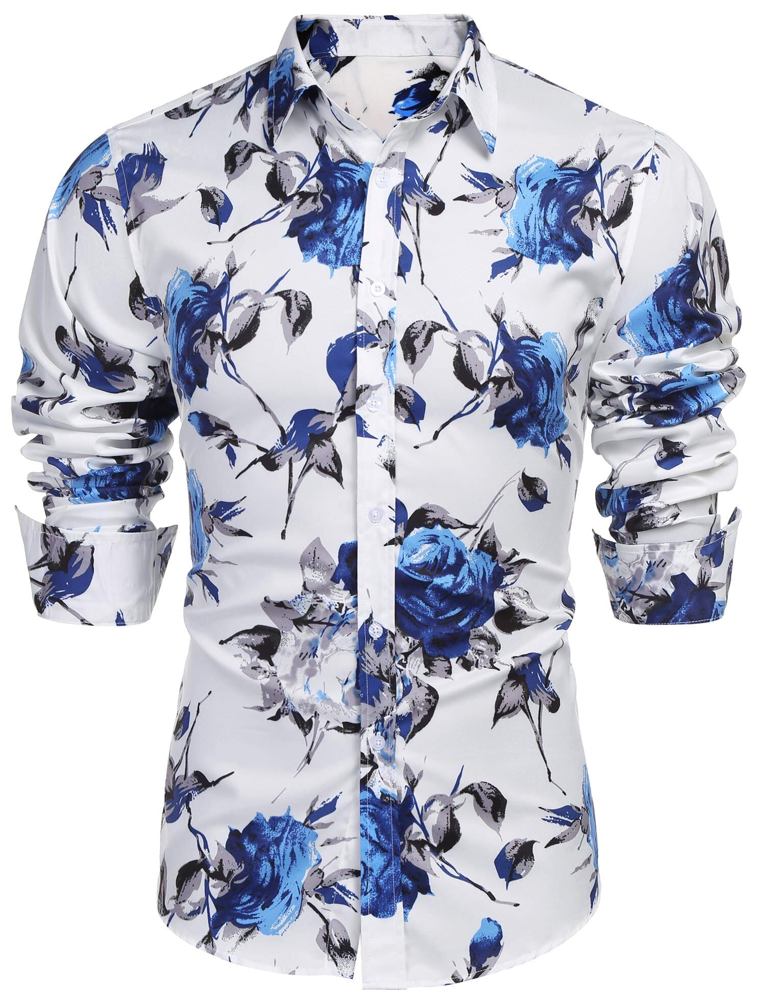 Blumen Hawaii Tropical Knopf Down Strand Hemd