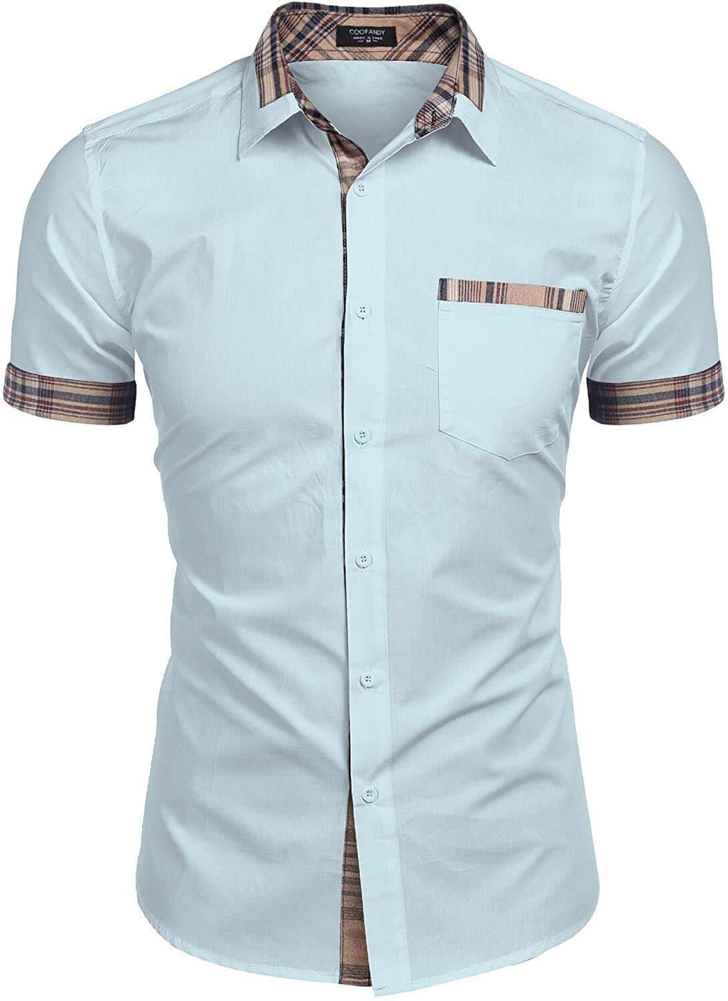 Casual Plaid Kragen Leinen Stil Hemd