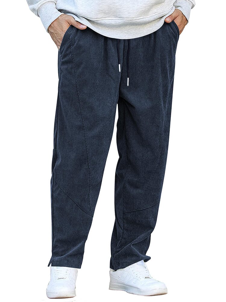 Casual Corduroy Harem Hose