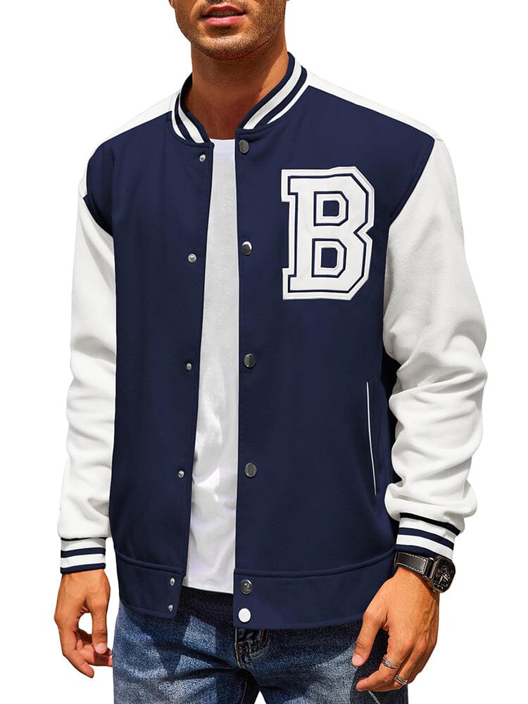 Stylish Letter Baseball Varsity Jacken