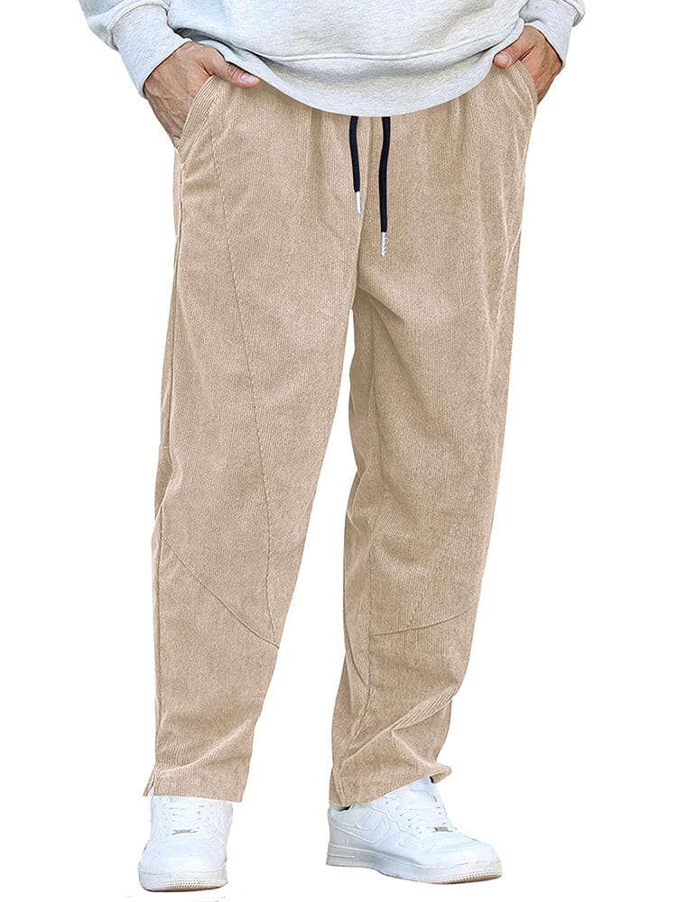 Casual Corduroy Harem Hose