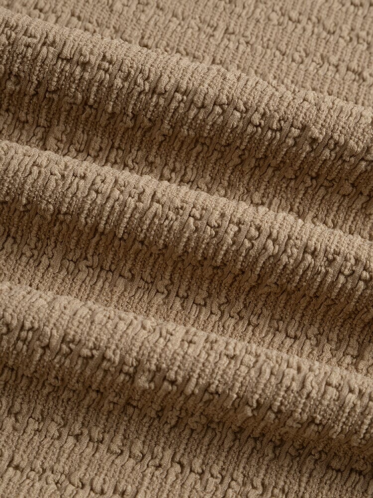 Small V-neck Lang-sleeved Hemd