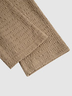 Small V-neck Lang-sleeved Hemd
