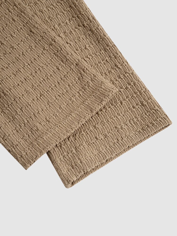 Small V-neck Lang-sleeved Hemd