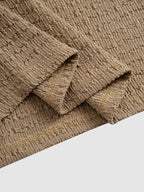Small V-neck Lang-sleeved Hemd