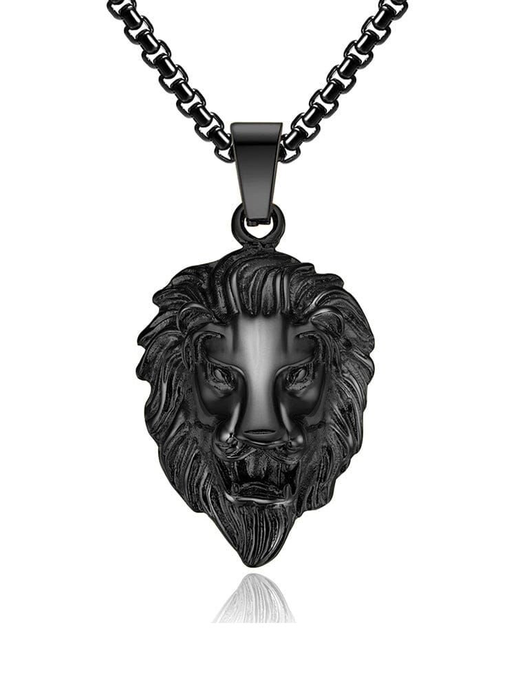 Lion Head Pendant Halskette