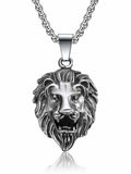 Lion Head Pendant Halskette