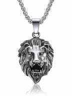 Lion Head Pendant Halskette