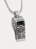 Vintage Whistles Pendant with Chain
