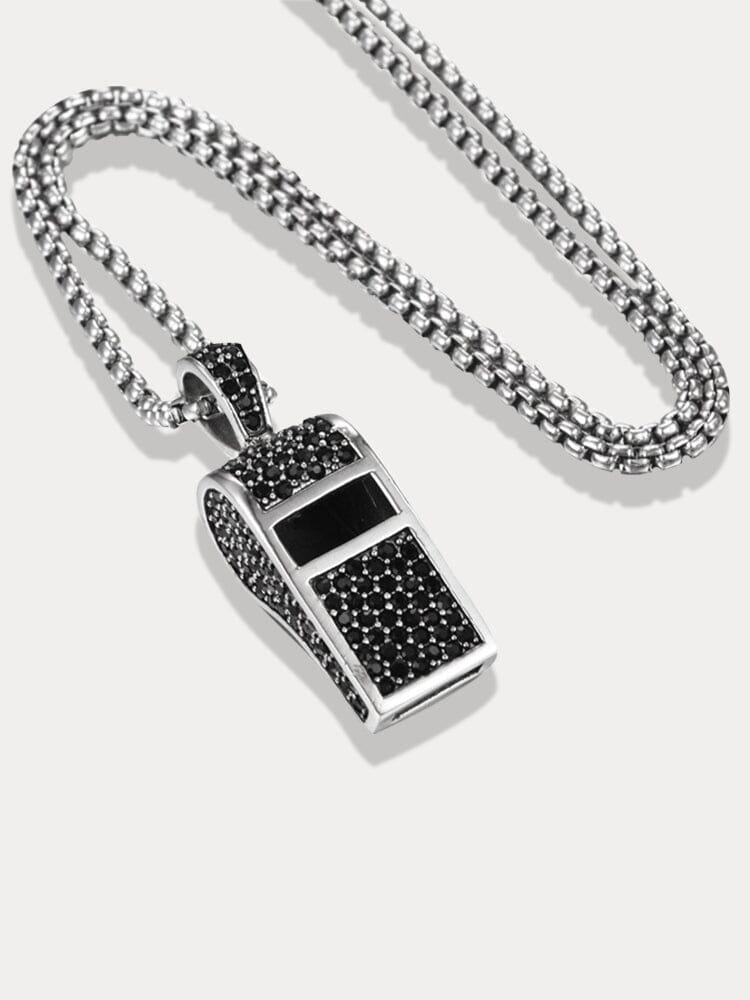 Titanium Whistle Pendant Halskette
