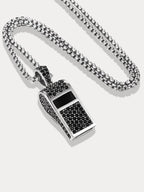 Titanium Whistle Pendant Halskette
