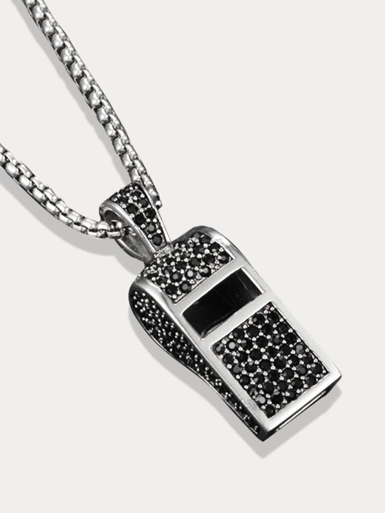 Titanium Whistle Pendant Halskette