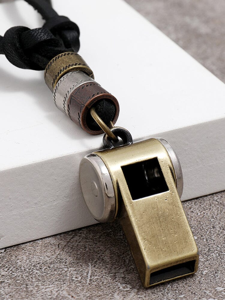 Vintage Whistle Pendant Halskette