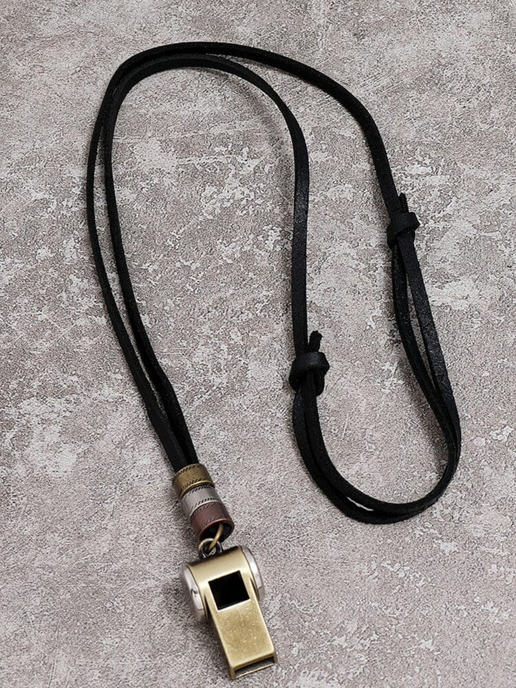 Vintage Whistle Pendant Halskette
