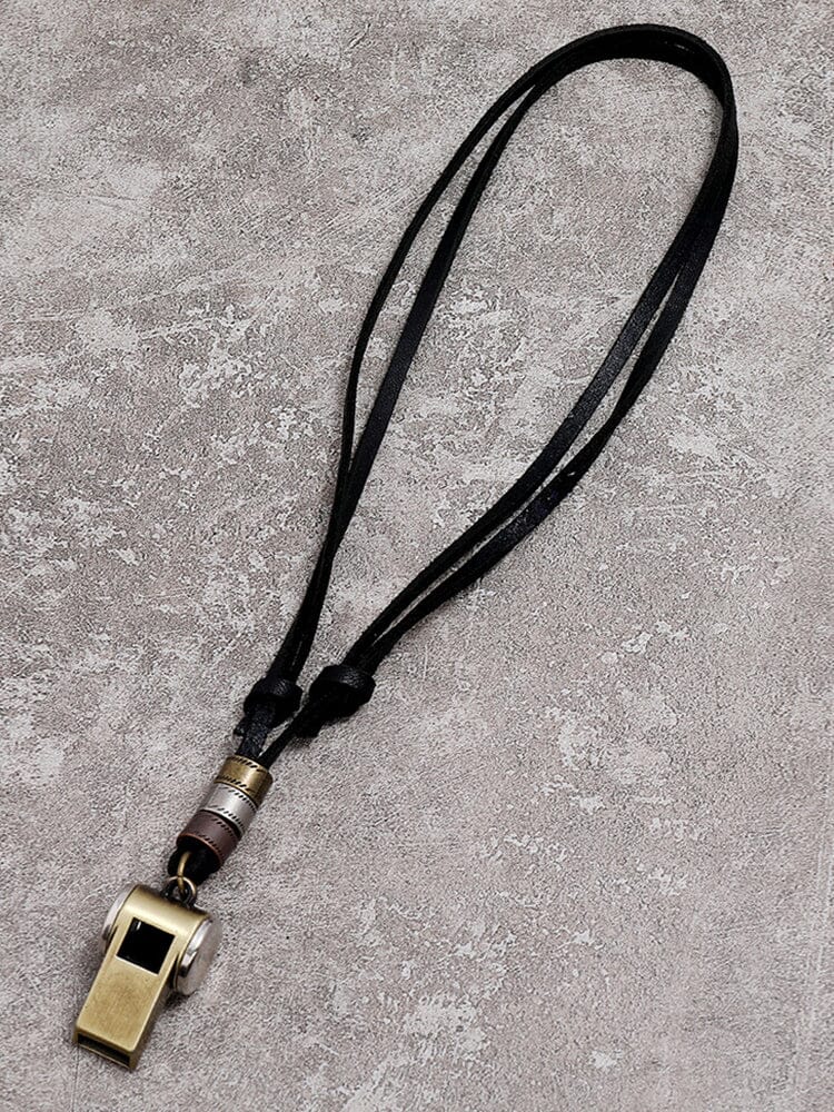 Vintage Whistle Pendant Halskette