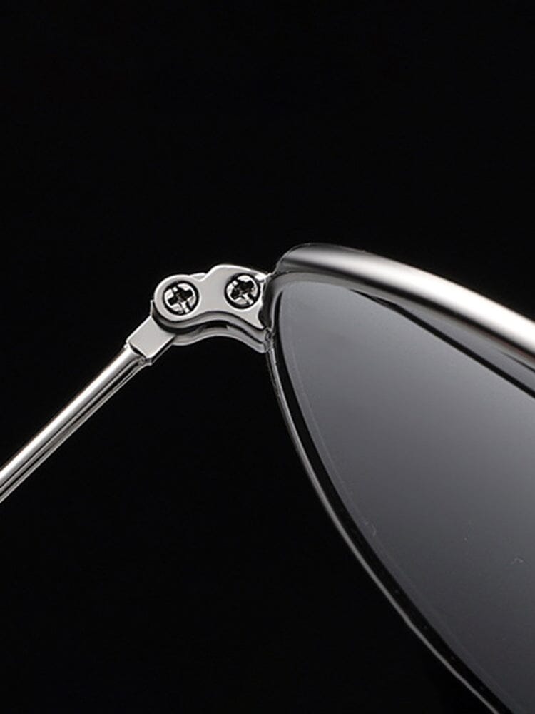Klassisch Curved Crossbar Polarized Sunglasses