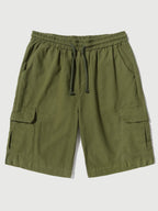 Leinen Stil Hose With Pockets