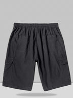 Leinen Stil Hose With Pockets