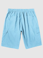 Leinen Stil Hose With Pockets