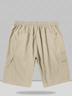 Leinen Stil Hose With Pockets