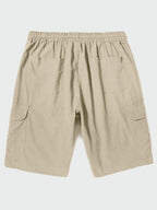 Leinen Stil Hose With Pockets