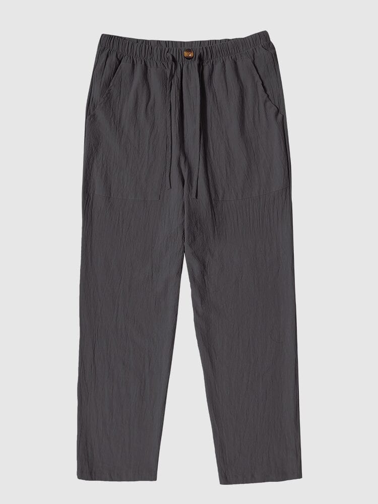 Leinen Stil Yoga Hose With Pockets