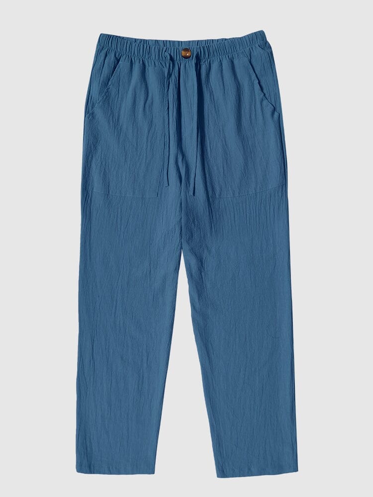 Leinen Stil Yoga Hose With Pockets
