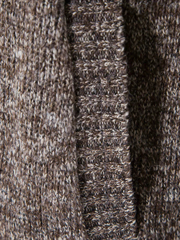 Christmas snowflake Teil standing Kragen warm Cardigan Strick Jacke