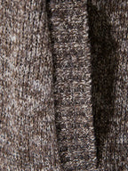 Christmas snowflake Teil standing Kragen warm Cardigan Strick Jacke
