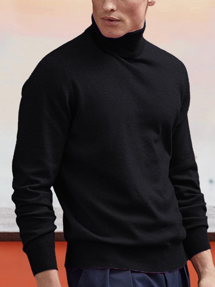 Wool Rollkragen Bottoming Pullover