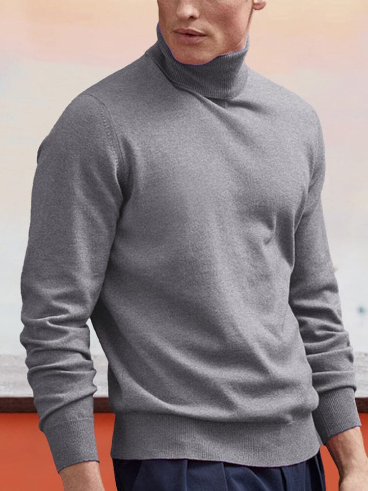 Wool Rollkragen Bottoming Pullover