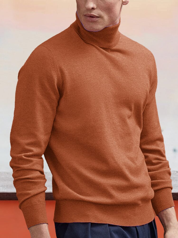Wool Rollkragen Bottoming Pullover