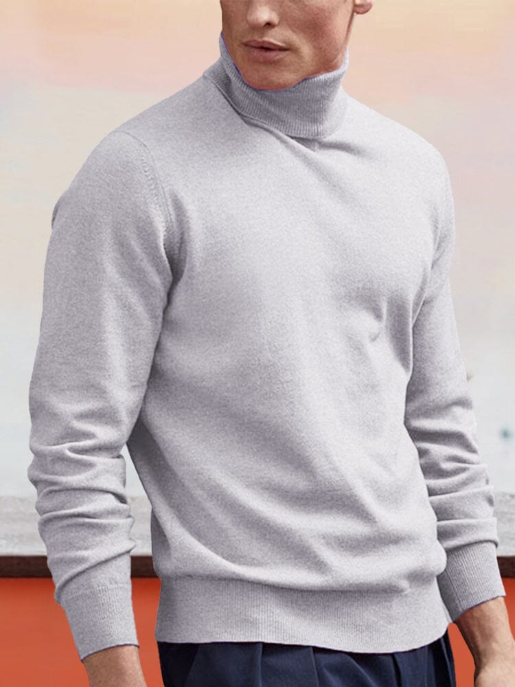 Wool Rollkragen Bottoming Pullover