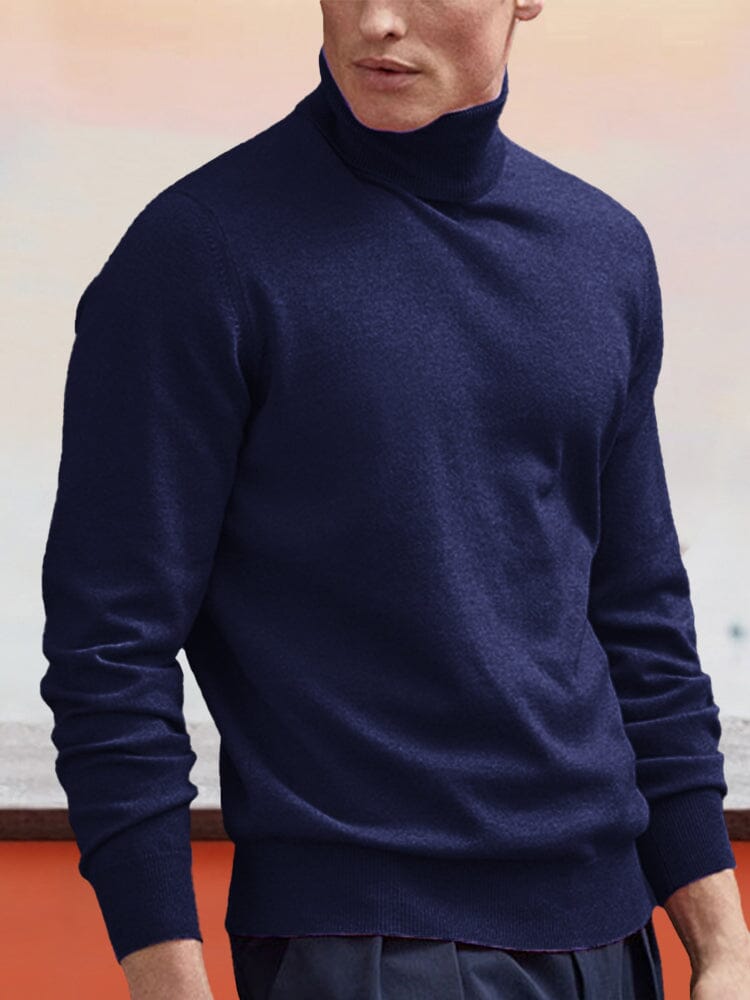 Wool Rollkragen Bottoming Pullover